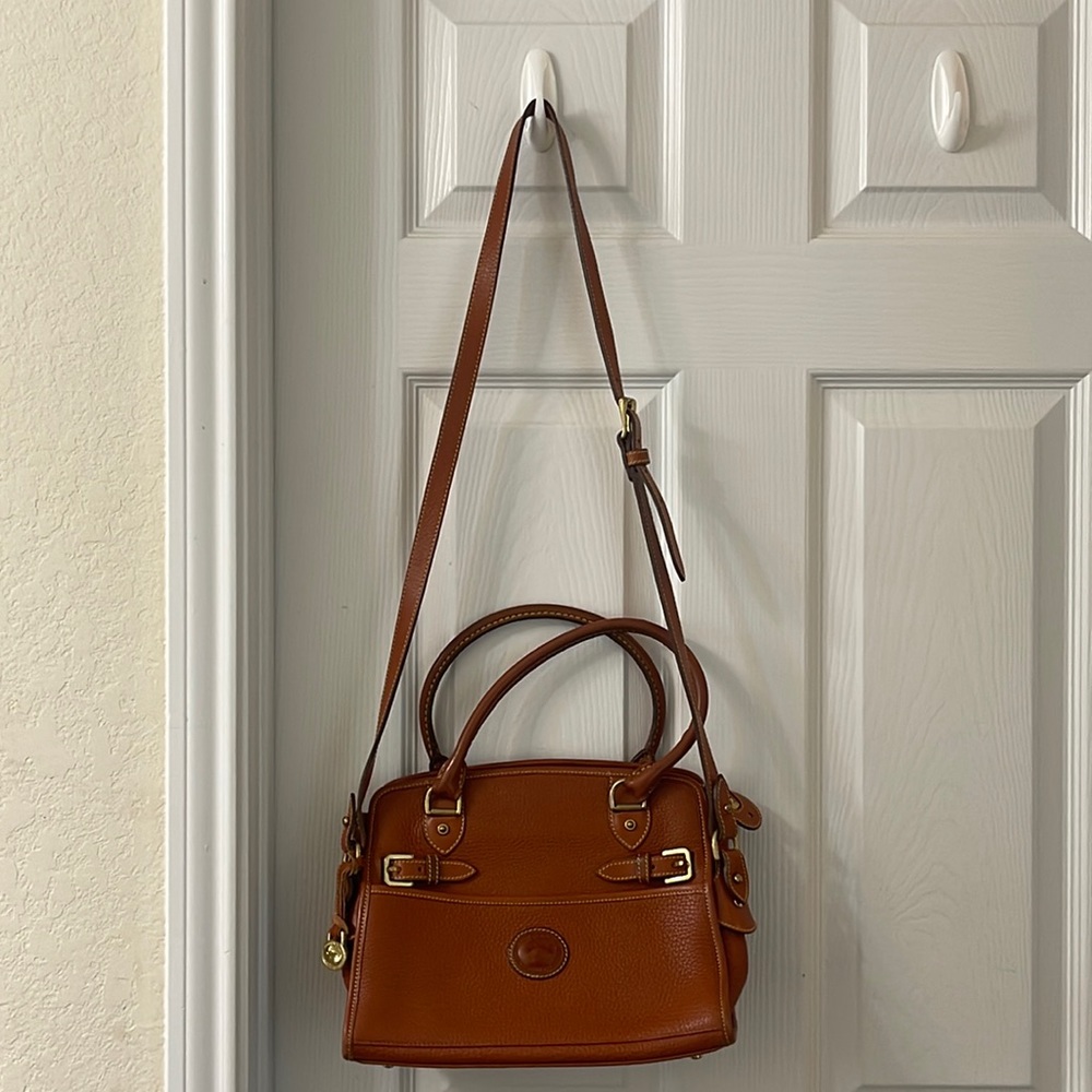 Dooney & Bourke All Weather Leather Purse—Brown